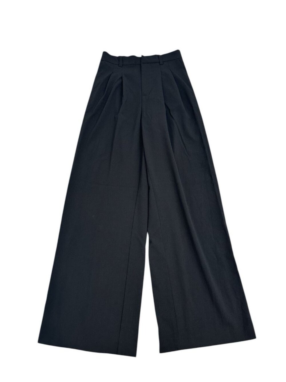 Laundry by Shelli Segal Black Pleated Wide-Leg Dress Pants Size Xs